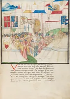 An illustration from Diebold Schilling, Amtliche Berner Chronik, vol. 3 (1478)