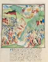 An illustration from Diebold Schilling, Amtliche Berner Chronik, vol. 3 (1478)