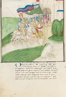 An illustration from Diebold Schilling, Amtliche Berner Chronik, vol. 3 (1478)