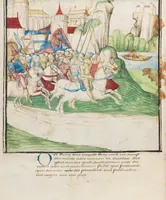 An illustration from Diebold Schilling, Amtliche Berner Chronik, vol. 3 (1478)