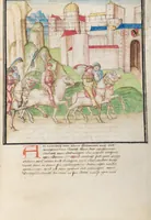 An illustration from Diebold Schilling, Amtliche Berner Chronik, vol. 3 (1478)