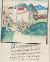An illustration from Diebold Schilling, Amtliche Berner Chronik, vol. 3 (1478)