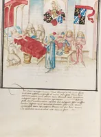 An illustration from Diebold Schilling, Amtliche Berner Chronik, vol. 3 (1478)