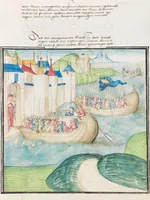 An illustration from Diebold Schilling, Amtliche Berner Chronik, vol. 3 (1478)