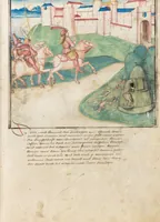 An illustration from Diebold Schilling, Amtliche Berner Chronik, vol. 3 (1478)