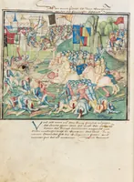 An illustration from Diebold Schilling, Amtliche Berner Chronik, vol. 3 (1478)
