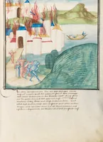 An illustration from Diebold Schilling, Amtliche Berner Chronik, vol. 3 (1478)