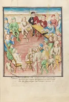 An illustration from Diebold Schilling, Amtliche Berner Chronik, vol. 3 (1478)