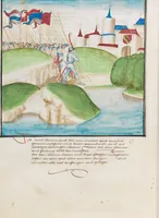 An illustration from Diebold Schilling, Amtliche Berner Chronik, vol. 3 (1478)