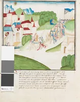 An illustration from Diebold Schilling, Amtliche Berner Chronik, vol. 3 (1478)