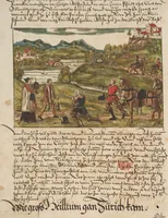 An illustration from Silbereisen: Chronicon Helvetiae, Part I (1576)