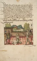 An illustration from Silbereisen: Chronicon Helvetiae, Part I (1576)