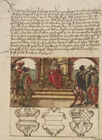 An illustration from Silbereisen: Chronicon Helvetiae, Part I (1576)