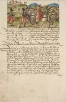 An illustration from Silbereisen: Chronicon Helvetiae, Part I (1576)