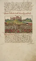An illustration from Silbereisen: Chronicon Helvetiae, Part I (1576)