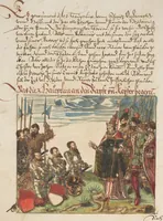 An illustration from Silbereisen: Chronicon Helvetiae, Part I (1576)