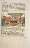 An illustration from Silbereisen: Chronicon Helvetiae, Part I (1576)