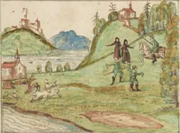 An illustration from Silbereisen: Chronicon Helvetiae, Part I (1576)
