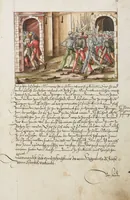 An illustration from Silbereisen: Chronicon Helvetiae, Part II (1572)