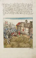 An illustration from Silbereisen: Chronicon Helvetiae, Part II (1572)