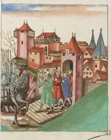 An illustration from Silbereisen: Chronicon Helvetiae, Part II (1572)