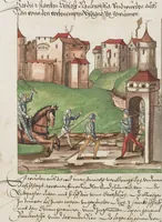 An illustration from Silbereisen: Chronicon Helvetiae, Part II (1572)