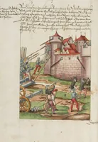 An illustration from Silbereisen: Chronicon Helvetiae, Part II (1572)