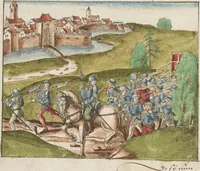 An illustration from Silbereisen: Chronicon Helvetiae, Part II (1572)