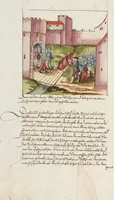 An illustration from Silbereisen: Chronicon Helvetiae, Part II (1572)