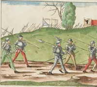 An illustration from Silbereisen: Chronicon Helvetiae, Part II (1572)