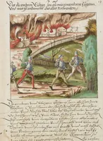 An illustration from Silbereisen: Chronicon Helvetiae, Part II (1572)