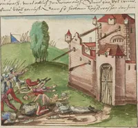 An illustration from Silbereisen: Chronicon Helvetiae, Part II (1572)