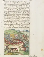An illustration from Silbereisen: Chronicon Helvetiae, Part II (1572)