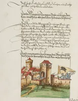 An illustration from Silbereisen: Chronicon Helvetiae, Part II (1572)
