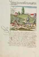 An illustration from Silbereisen: Chronicon Helvetiae, Part II (1572)