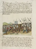 An illustration from Silbereisen: Chronicon Helvetiae, Part II (1572)