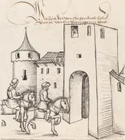 Picture 26 of 136 from Werner Schodoler, Eidgenössische Chronik, Vol. 3 (1514), leaf 104