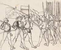 Picture 30 of 136 from Werner Schodoler, Eidgenössische Chronik, Vol. 3 (1514), leaf 128