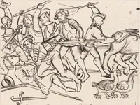 Picture 38 of 136 from Werner Schodoler, Eidgenössische Chronik, Vol. 3 (1514), leaf 165