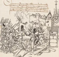 An illustration from Werner Schodoler, Eidgenössische Chronik, Vol. 3 (1514)