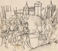 Picture 70 of 136 from Werner Schodoler, Eidgenössische Chronik, Vol. 3 (1514), leaf 277