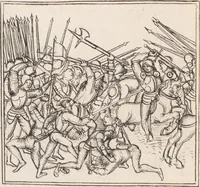 Picture 74 of 136 from Werner Schodoler, Eidgenössische Chronik, Vol. 3 (1514), leaf 296
