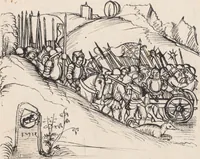Picture 97 of 136 from Werner Schodoler, Eidgenössische Chronik, Vol. 3 (1514), leaf 421