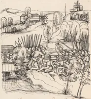 Picture 101 of 136 from Werner Schodoler, Eidgenössische Chronik, Vol. 3 (1514), leaf 434
