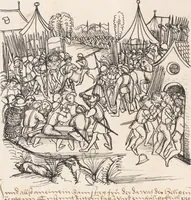 Picture 107 of 136 from Werner Schodoler, Eidgenössische Chronik, Vol. 3 (1514), leaf 448