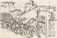 Picture 128 of 136 from Werner Schodoler, Eidgenössische Chronik, Vol. 3 (1514), leaf 521