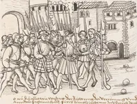 Picture 23 of 136 from Werner Schodoler, Eidgenössische Chronik, Vol. 3 (1514), leaf 97