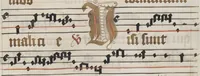 An illustration from Graduale, pars de sanctis (1550)