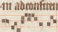 An illustration from Graduale oesa, Proprium de tempore, pars hiemalis (1330)