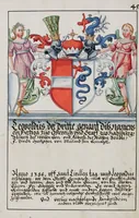 Picture 23 of 40 from Heraldry Guide of Hans Ulrich Fisch (1627), leaf 101